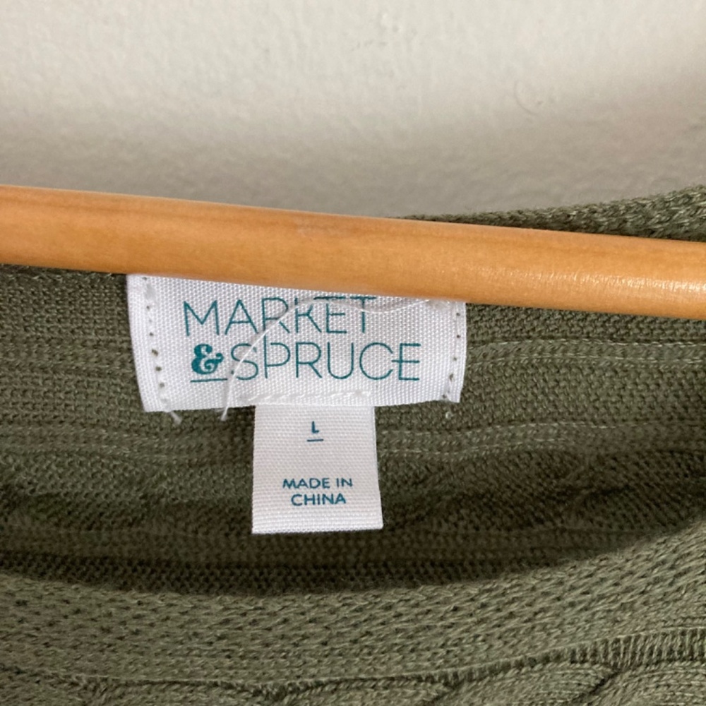 Market & Spruce sweater with cashmere silk blend - Picture 2 of 8